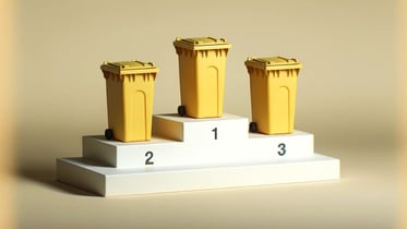 Bekijk de top 3 afvalstromen per sector