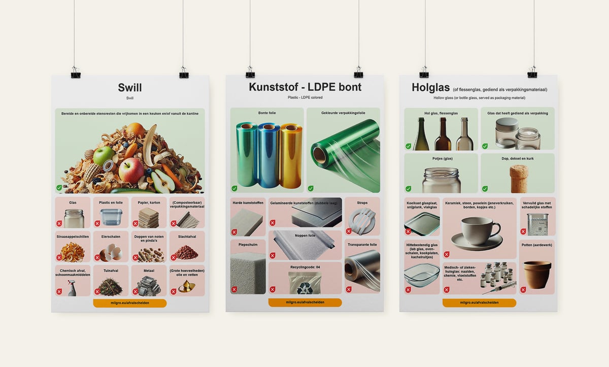 Gids Afvalscheiden & handige posters Wil je afvalscheiding in jouw organisatie verbeteren? Onze Gids ... | Milgro