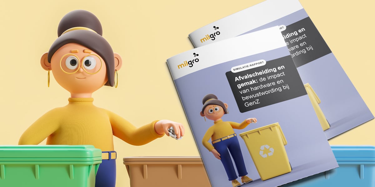 Afvalscheiding en gemak: download het rapport Hoe gedragen studenten zich écht bij de afvalbak? Tijdens een ... | Milgro