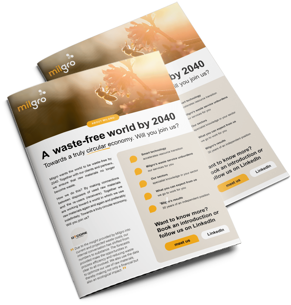 Time for action We don't tell you what to do differently, we show you how to do it better. With a grip on ... | Milgro