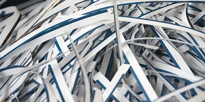 Zero Waste Office: vertrouwelijk papier