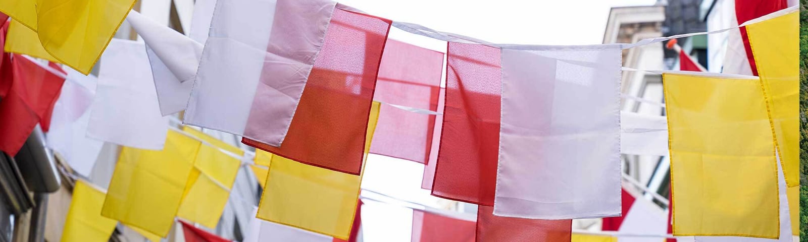 Een blik op afval vanuit onder de rivieren tijdens carnaval