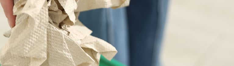 Op weg naar Zero Waste: de verborgen impact van papieren handdoeken en wat je eraan kunt doen