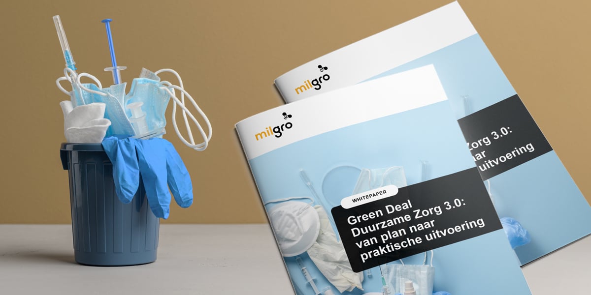 Whitepaper: van ambitie naar actie in de zorg De Green Deal Duurzame Zorg 3.0 vraagt om minder afval, minder ... | Milgro