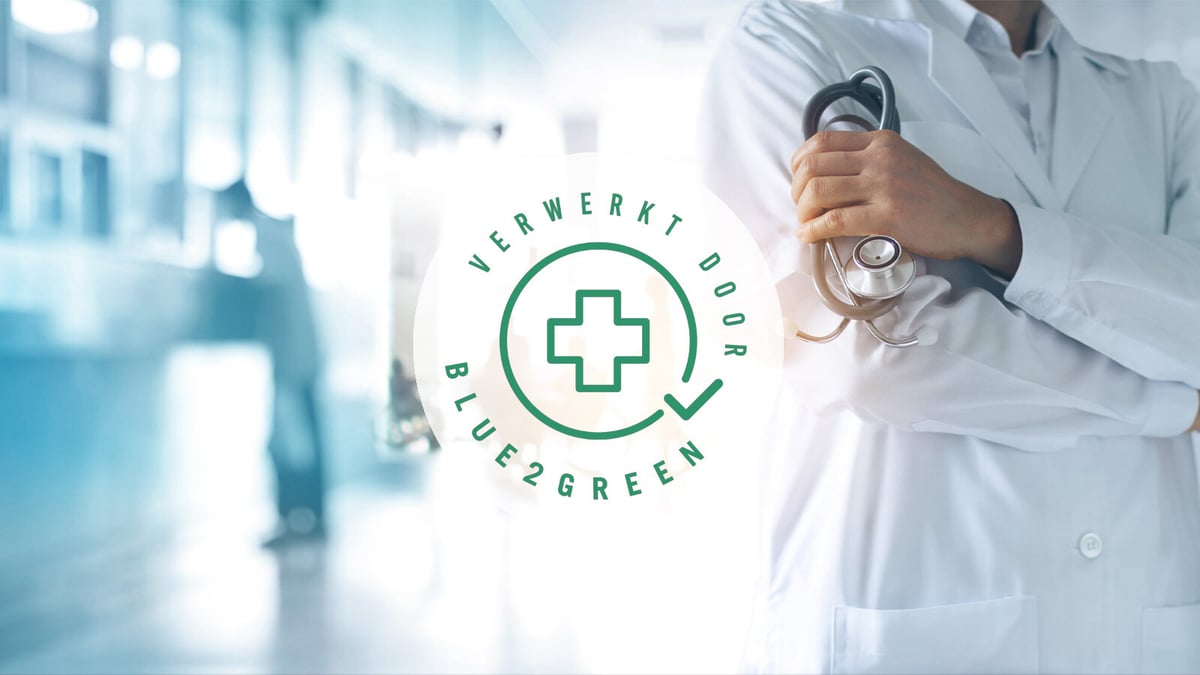 Medisch afval recycling door de succesvolle samenwerking met Blue2Green Blue2Green is een partner van Milgro ... | Milgro