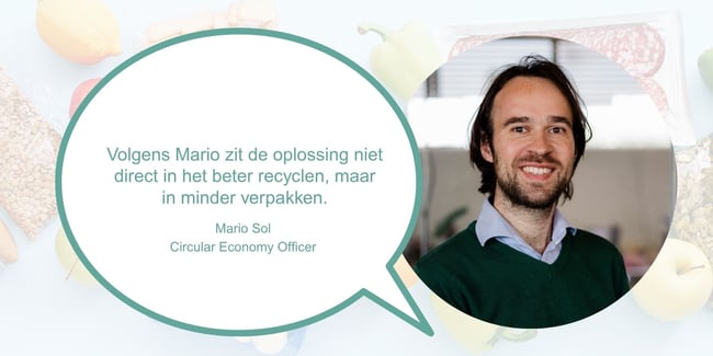 Quote Mario Sol, Circular Economy Officer bij Milgro