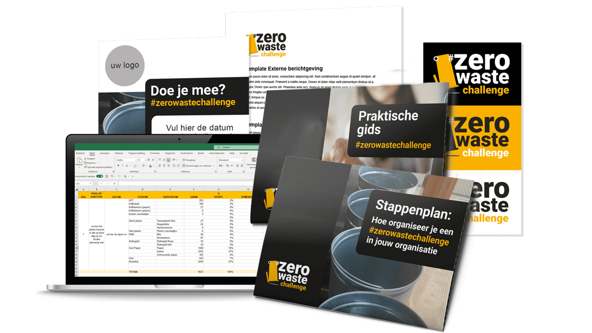Download nu het startpakket Interesse om de #ZeroWasteChallenge aan te gaan? Wij hebben precies wat u nodig ... | Milgro