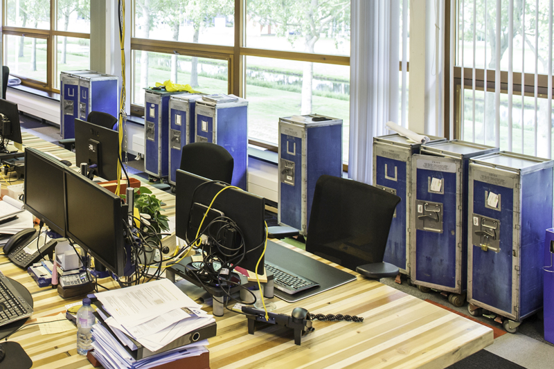 KLM trolley office desk