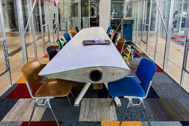 wind turbine as conference table
